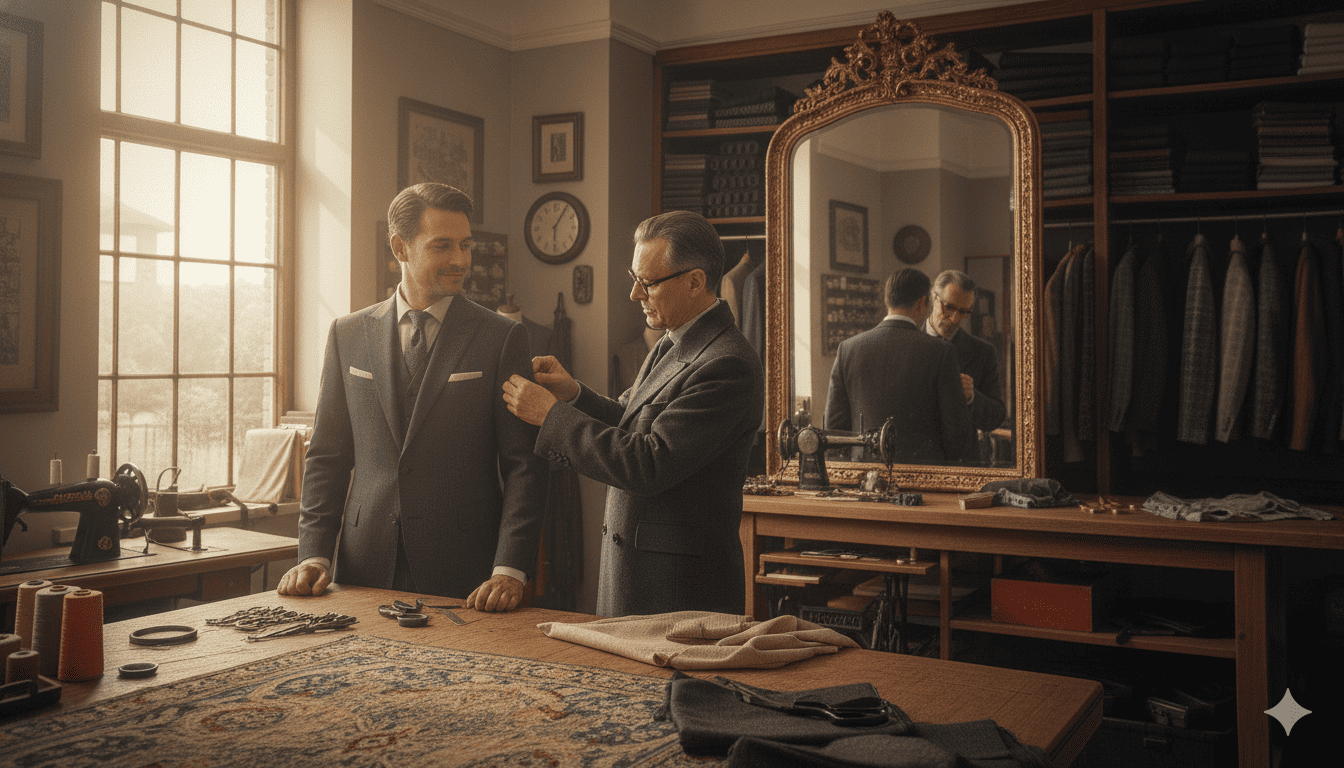 Custom tailored garment fitting